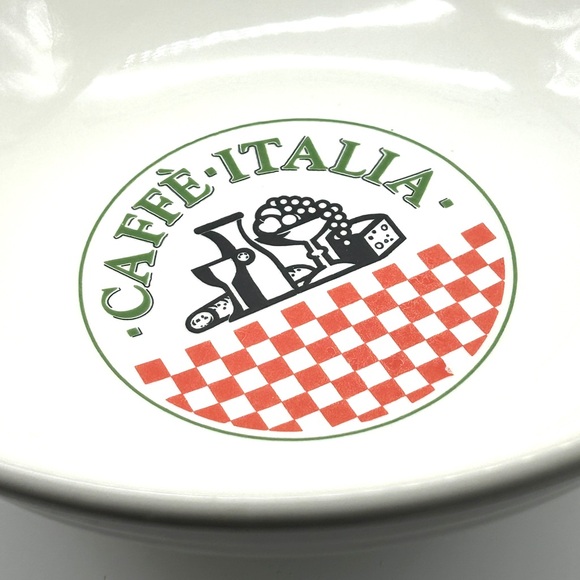 Vintage Himark Caffe Italia Pasta, Salad Serving Bowl 12" Made in Italy - Picture 3 of 9